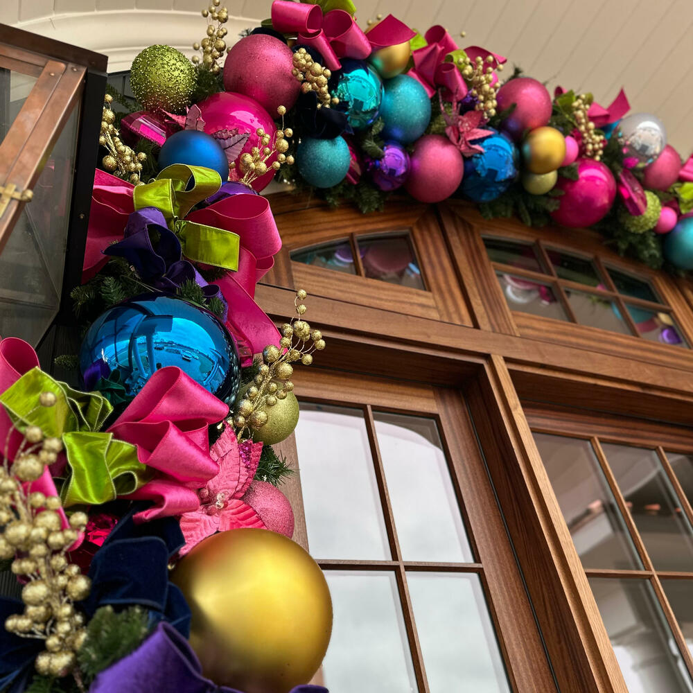 Festive Bright Christmas Door