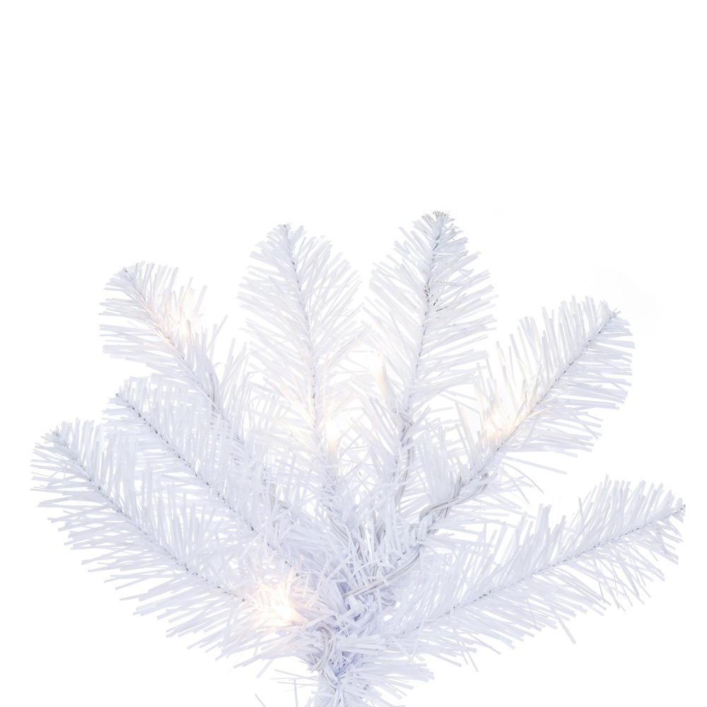A103266LED - White Salem Pencil Pine Christmas Tree