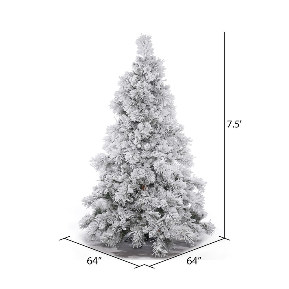 A155275 - Flocked Alberta Christmas Tree | Vickerman