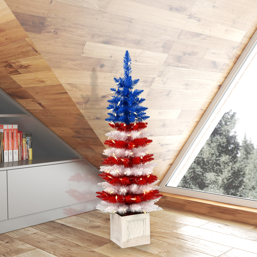 A177641LED - Centennial Pine Potted Christmas Tree