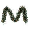 Photograph of 9' Frosted Mixed Pine Garland 50CL