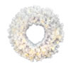 Photograph of 30" Crystal White Wreath LED 50WW