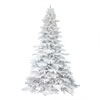 Photograph of 12' x 82" Flocked White Spruce 4979Tips 