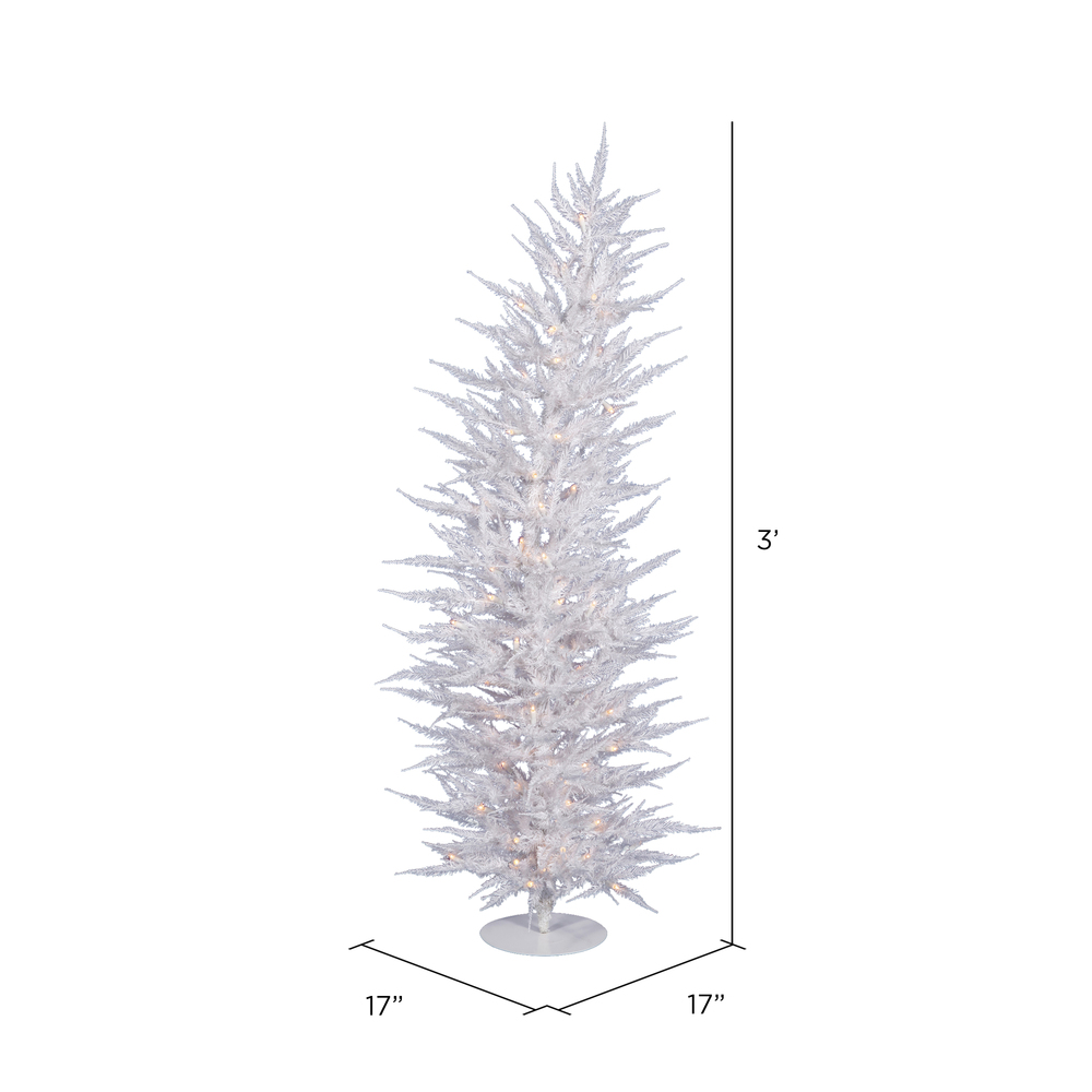 B161031 - White Laser Tree Christmas Tree | Vickerman