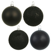 Photograph of 4" Black 4 Finish Ball Asst 12/Bx