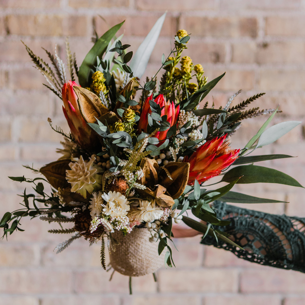 Boho Burlap Bouquet