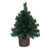 Photograph of 6" Mini Pine Tree 72 Tips Wood Base