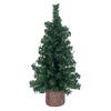 Photograph of 9" Mini Pine Tree 92 Tips Wood Base