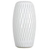 Photograph of 13" White Frosted Glass Vase