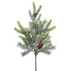 Photograph of 18" Frosted Hemlock-Angel Pine Spray 11T