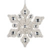 Photograph of 7" Glitter Snowflake Diamond Ornament