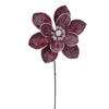 Photograph of 23" Burgundy Magnolia Stem 3/Bag