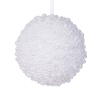 Photograph of 4" White Pearl Ball Ornament 4/Bag