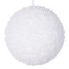 Photograph of 8" White Pearl Ball Ornament 2/Bag