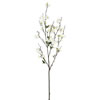 Photograph of 40" White Cherry Blossom Spray 3/pk