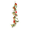 Photograph of 60" Coral/Orange/Green Floral Garland
