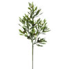 Photograph of 26" Green Olive Leaf Spray 3/pk