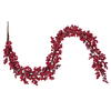 Photograph of 5' Red Ice Berry Garland