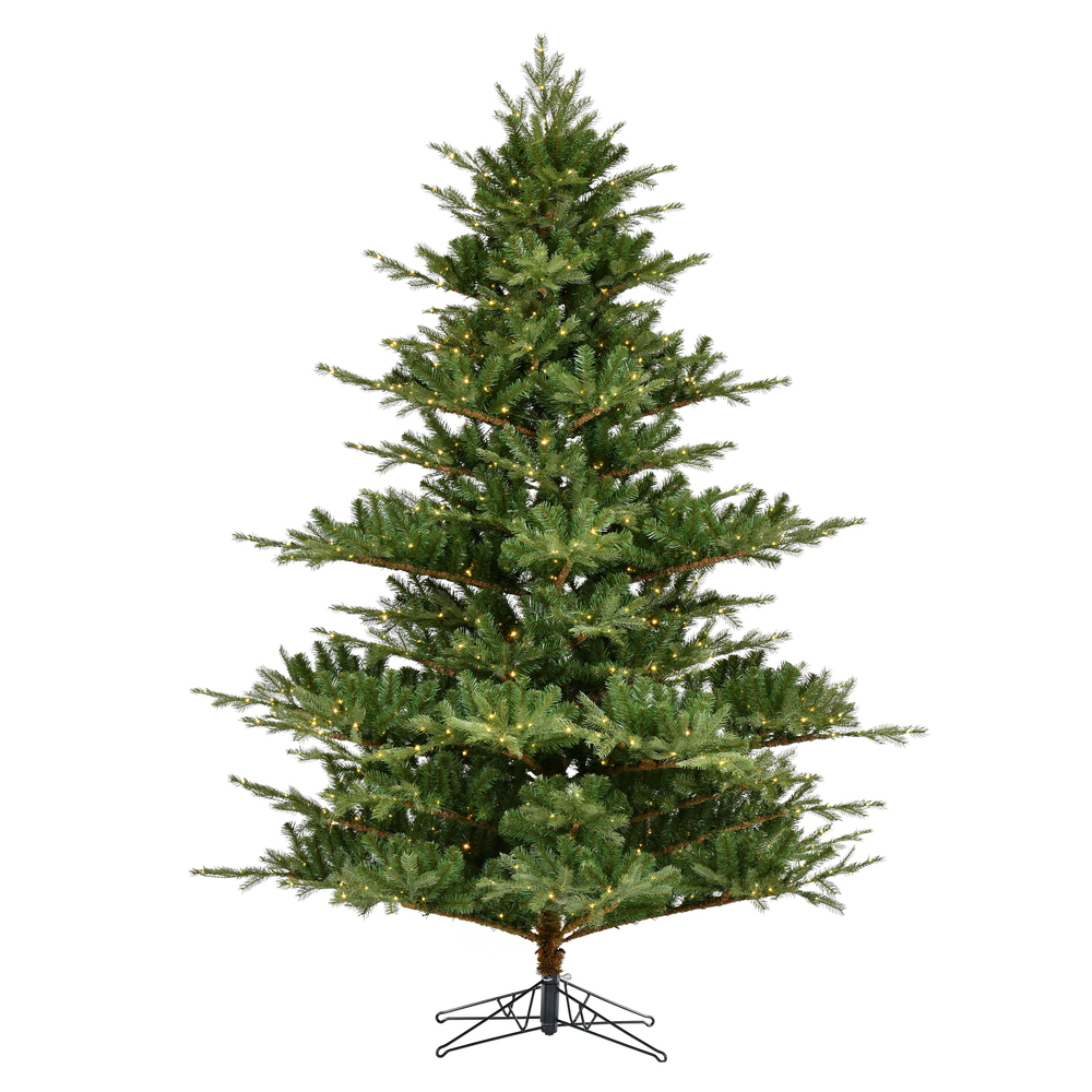 6.5' Oregon Fir Artificial Christmas Tree with 1350 Warm White