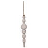 Photograph of 15" Whtwsh Turned Wood Finial Ornt 2/Bag
