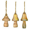 Photograph of 2/3/4.5" Medium Wood Mushroom Orn Set/3