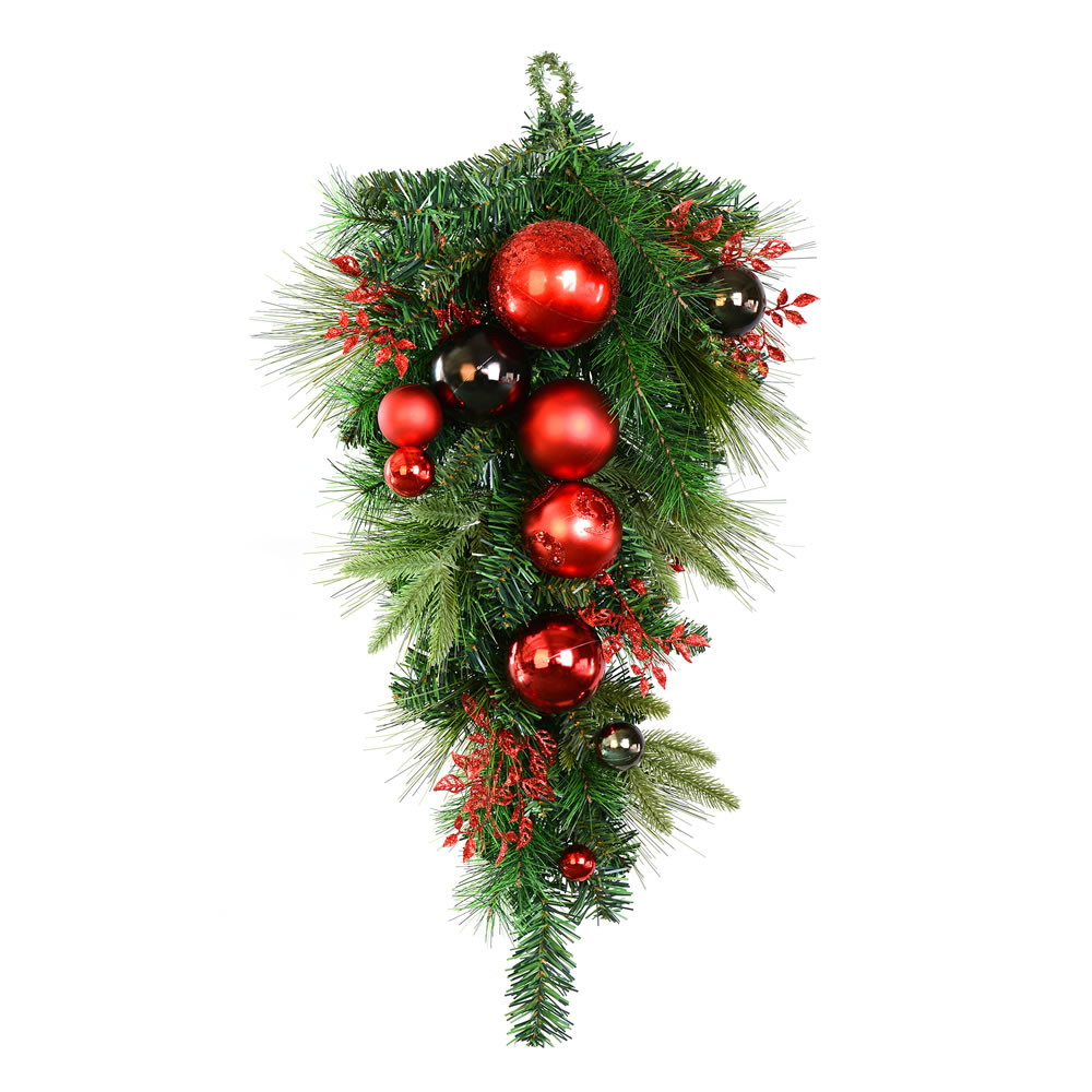 12pcs Artificial Pine Needle Wreaths Christmas Berry Pinecone Picks Decor  Red Fruit Snowflake Pine Needle Garland