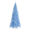 7.5'x40" Sky Blue Slim Fir Tree 1238T UNLIT
