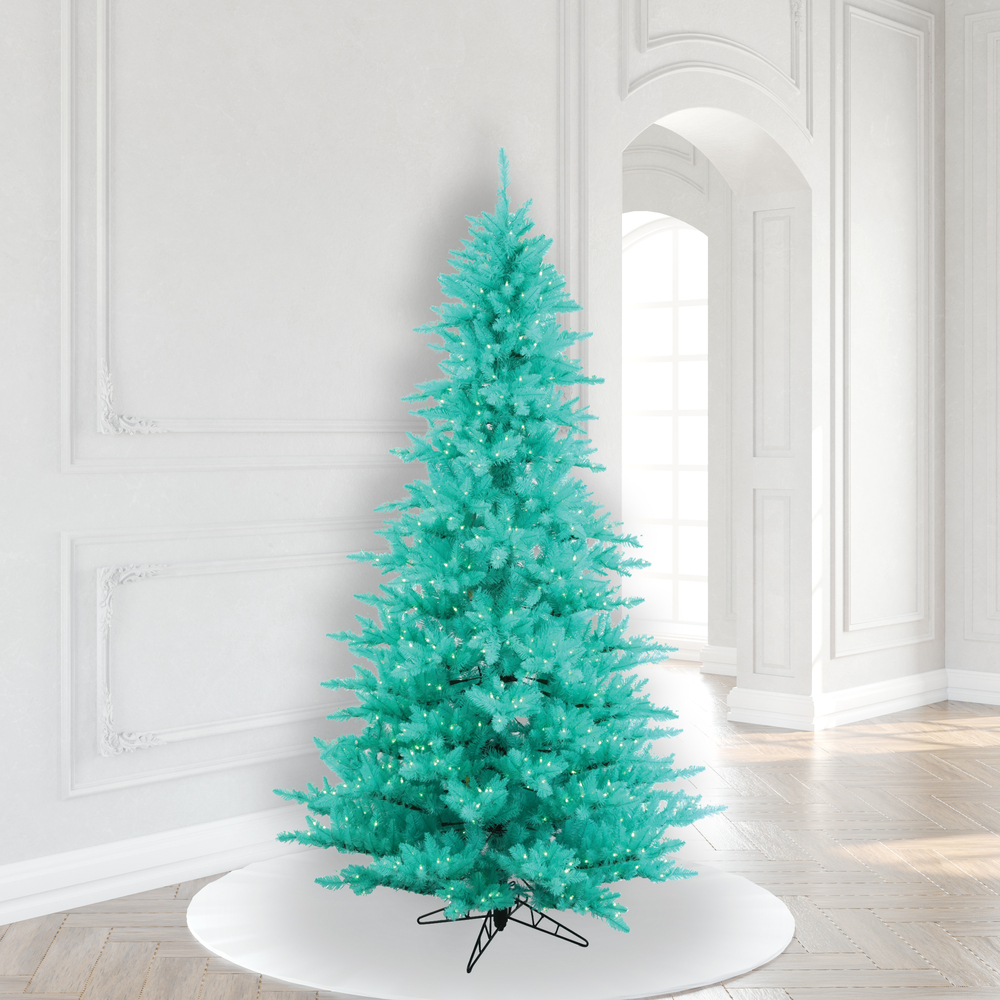 K160976LED - Aqua Fir Christmas Tree | Vickerman
