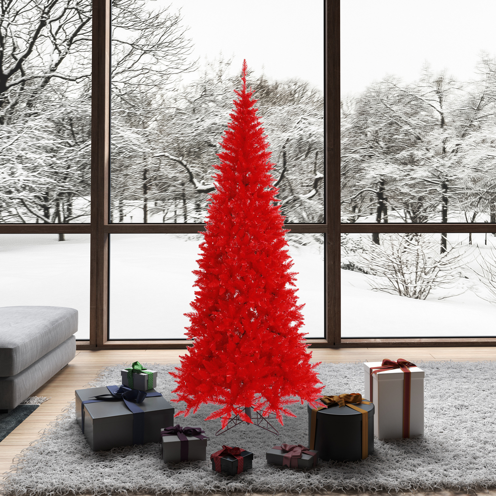 K161266LED - Red Fir Christmas Tree | Vickerman