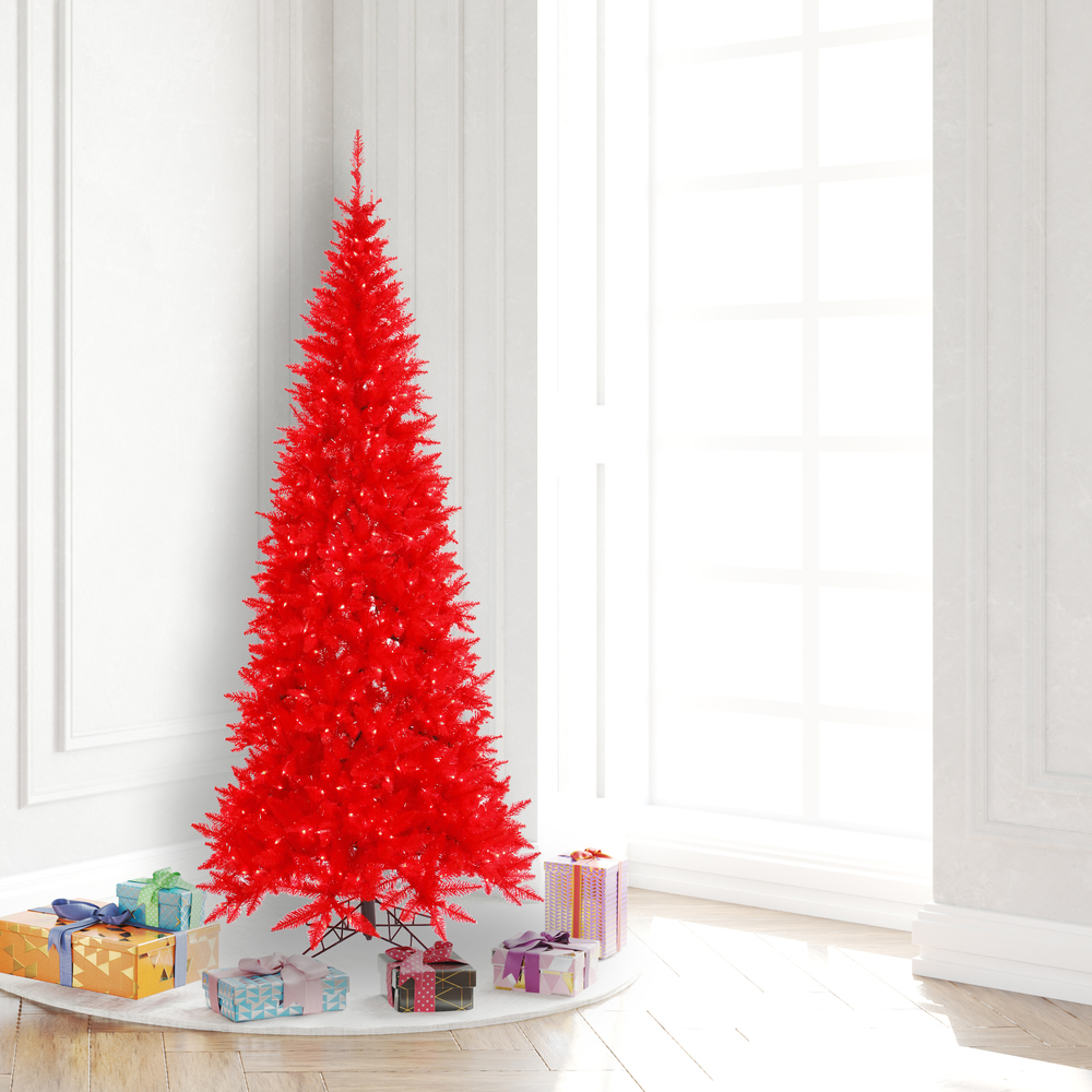K161266LED - Red Fir Christmas Tree | Vickerman