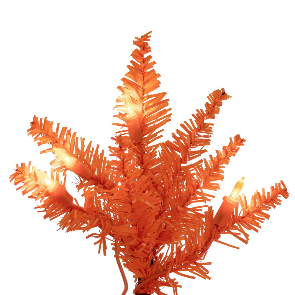 K162321LED - Orange Fir Christmas Tree | Vickerman