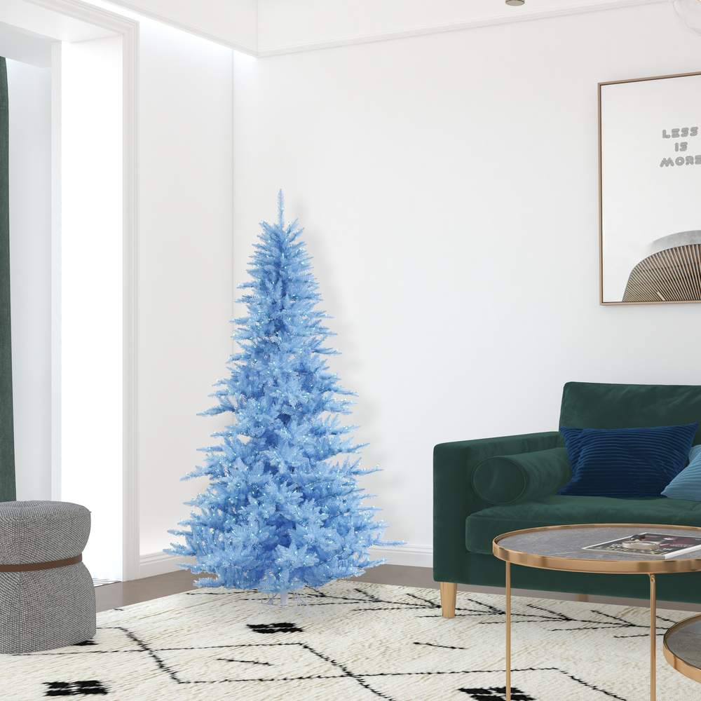 K164266LED - Sky Blue Fir Christmas Tree | Vickerman