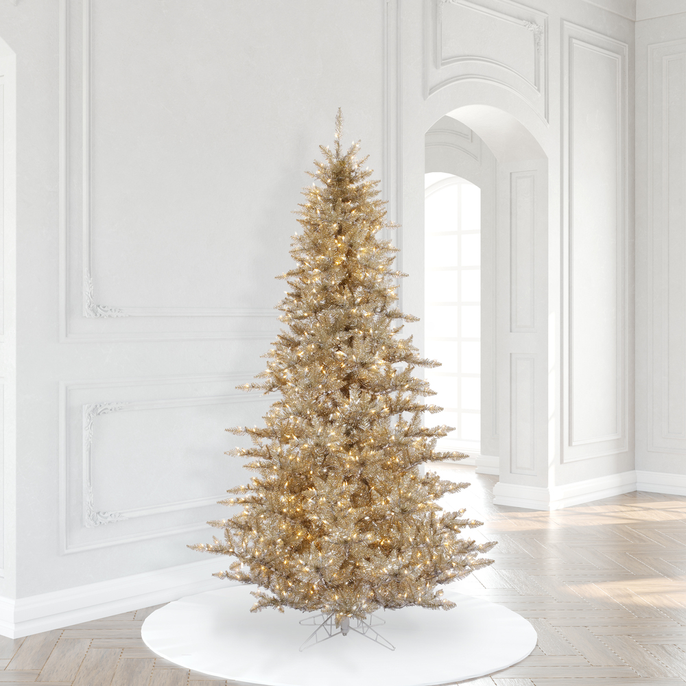 K166381LED - Champagne Fir Christmas Tree | Vickerman