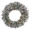 Photograph of 36" Frosted Lacey Wreath Dura-Lit 100CL
