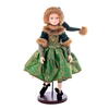 Photograph of 18" Green Velvet Fairy Girl with Stand