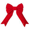 Photograph of 12" x 15" Red Velvet Oudoor Bow 3.5"Size