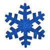 Photograph of 18" Blue Outdoor Glitter Snowflake