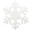 Photograph of 24" White Outdoor Glitter Snowflake