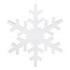 Photograph of 30" White Outdoor Glitter Snowflake