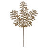 Photograph of 22" Gold Bipinnate Glit Leaf Spray 12/Bg