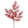Photograph of 21" Red Glitter Coleus Leaf Spray 12/Bx
