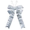 Photograph of 36" x 45" Silver Metallic UV Bow 9" Size