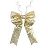 Photograph of 24" x 30" Gold Metallic UV Bow 7" Size