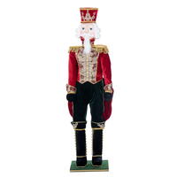 Red Deluxe Standing Nutcracker Doll