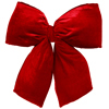 Photograph of 24" x 27" Red Velvet Structured Bow