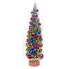 Photograph of 18" Frosted Green Tree with Multi Balls