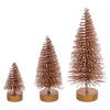 Photograph of 3"-5"-7" Champagne Bottle Brush Tree Set