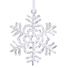 Photograph of 12" Clear Acrylic Snowflake