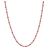 Photograph of 9' Red Shiny Faceted Ball Garland