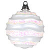 Photograph of 6" White Candy Glitter Wave Ball